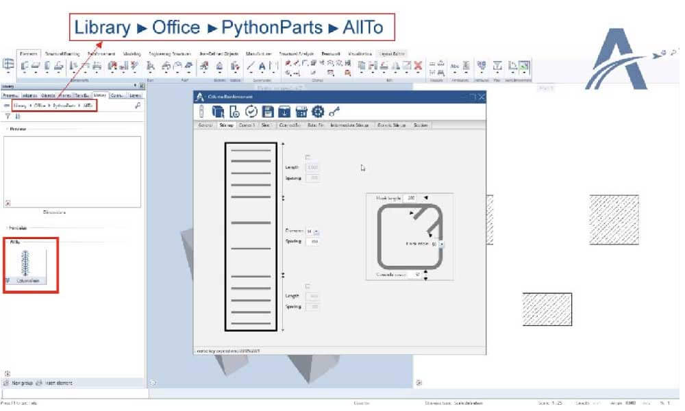 allto software - allplan pythonparts