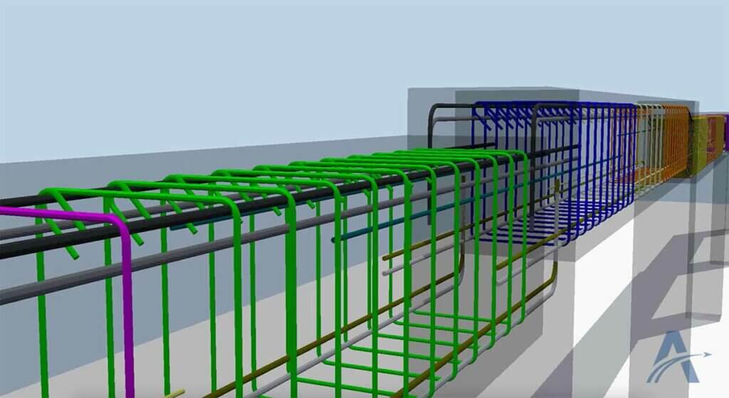 ALLPLAN Beam reinforcement PythonParts developed by ALLTO