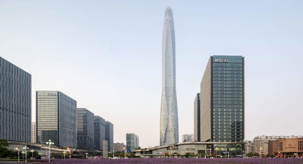 Tianjin CTF Finance Center is a super-tall skyscraper in Tianjin, China.
