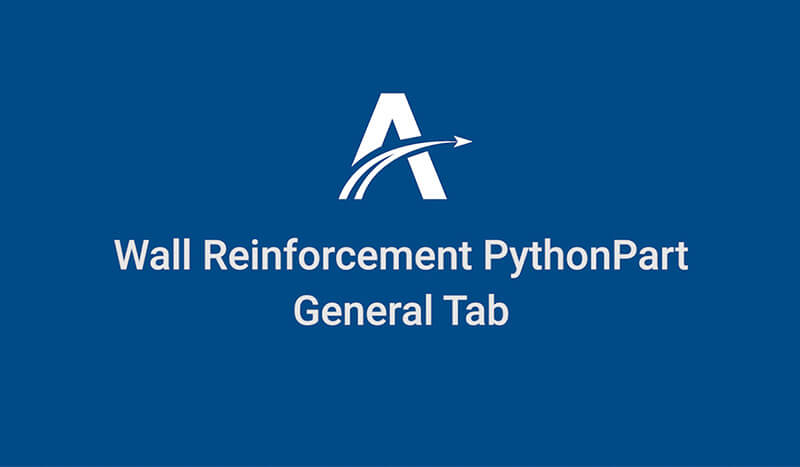 02. General Tab | Wall Reinforcement PythonParts in ALLPLAN