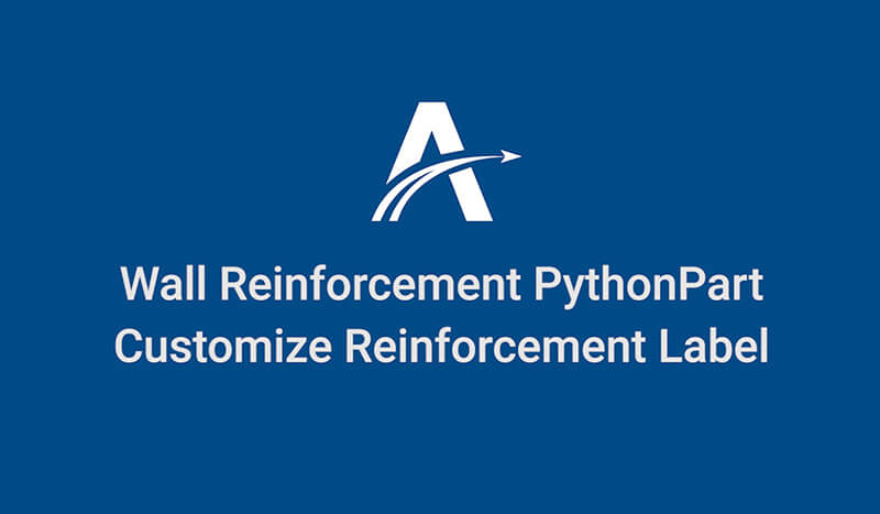 12.1 Customize Label | Wall Reinforcement PythonParts in ALLPLAN