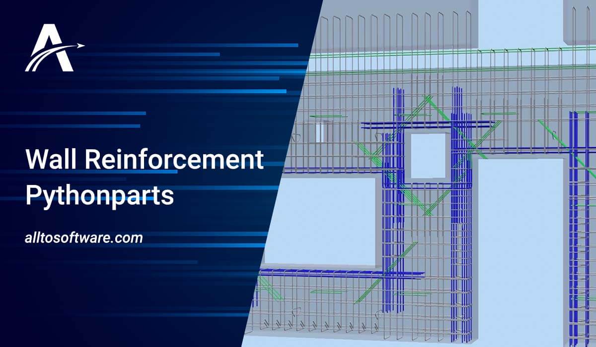 ALLPLAN Wall Reinforcement PythonParts - Developed by ALLTO [FULL FEATURES]