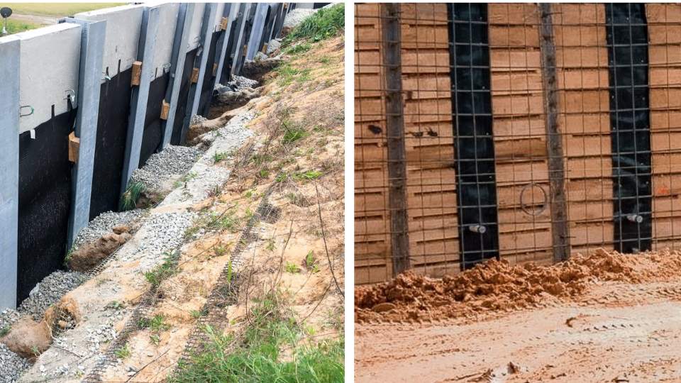 EU Standards and Considerations for Retaining Walls 3 Soldier pile wall